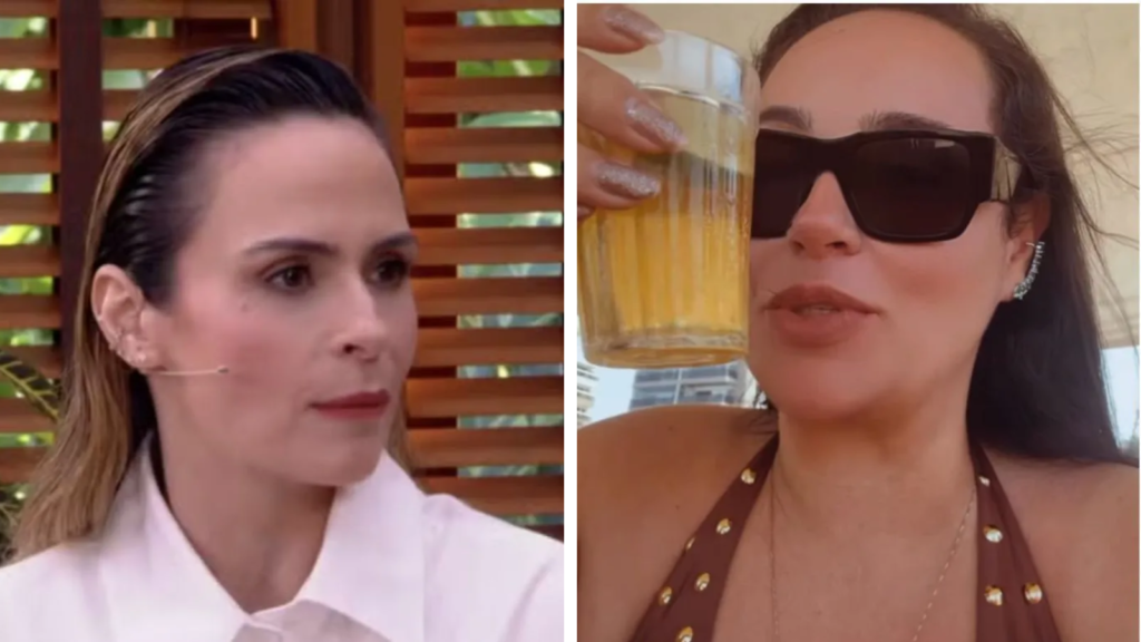 Ana Paula, campeã do BBB 26, é vista em missa de 7º dia do pai