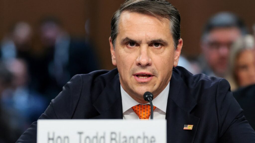 Todd Blanche defends handling of Jeffrey Epstein files in Senate confirmation hearing