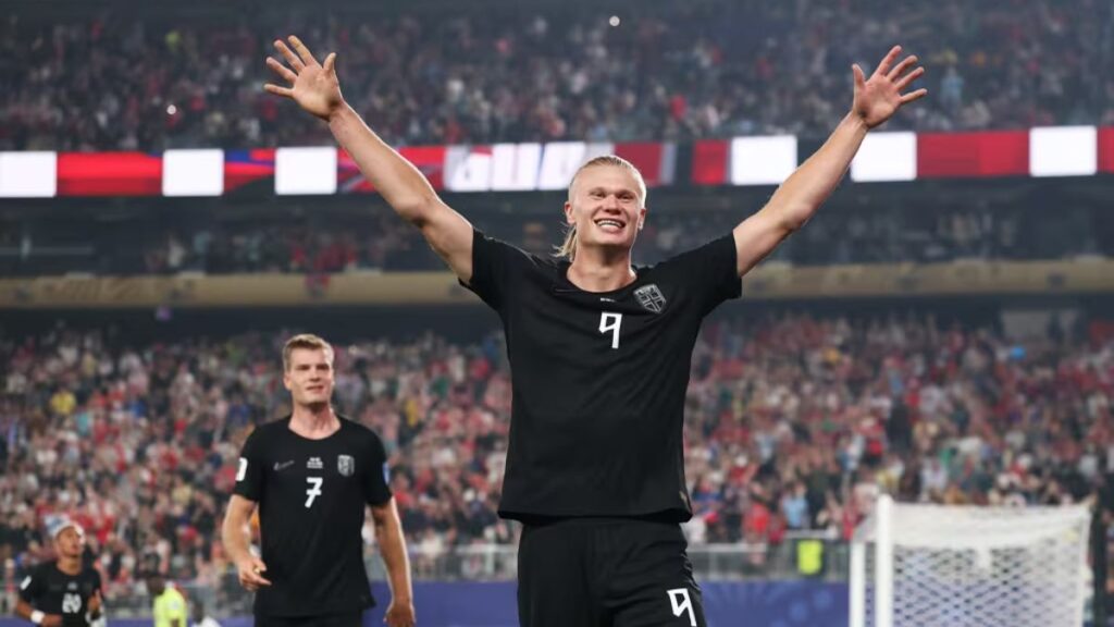 Com Haaland, Noruega se torna a seleção mais valiosa entre os rivais do Brasil